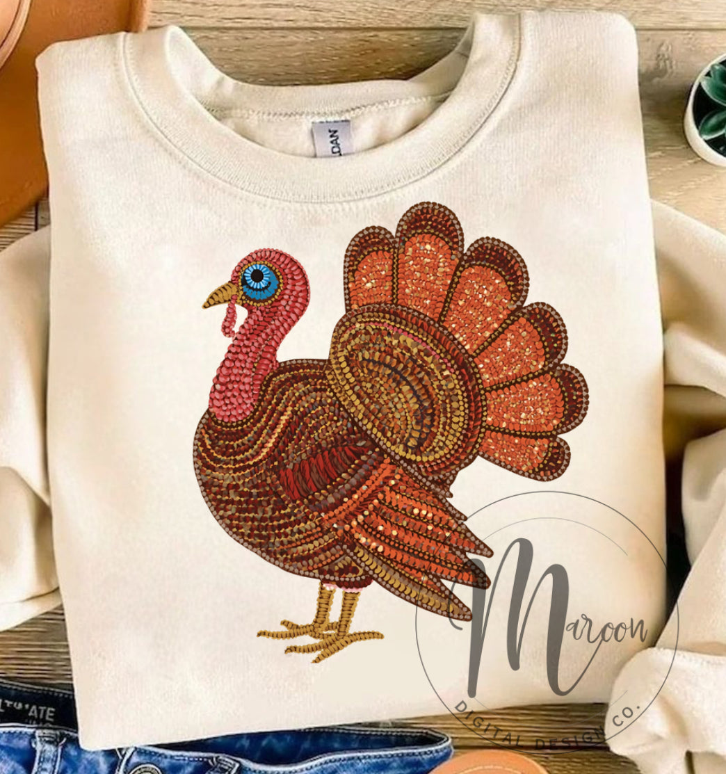 Sequin turkey PNG