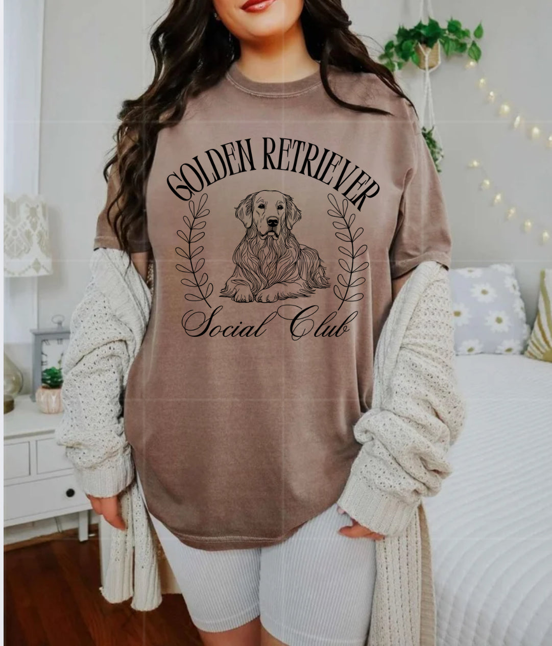 Golden retriever social club DIGITAL FILE