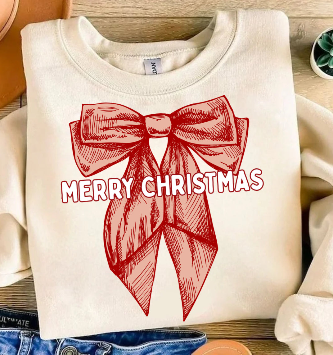 Bow merry Christmas PNG