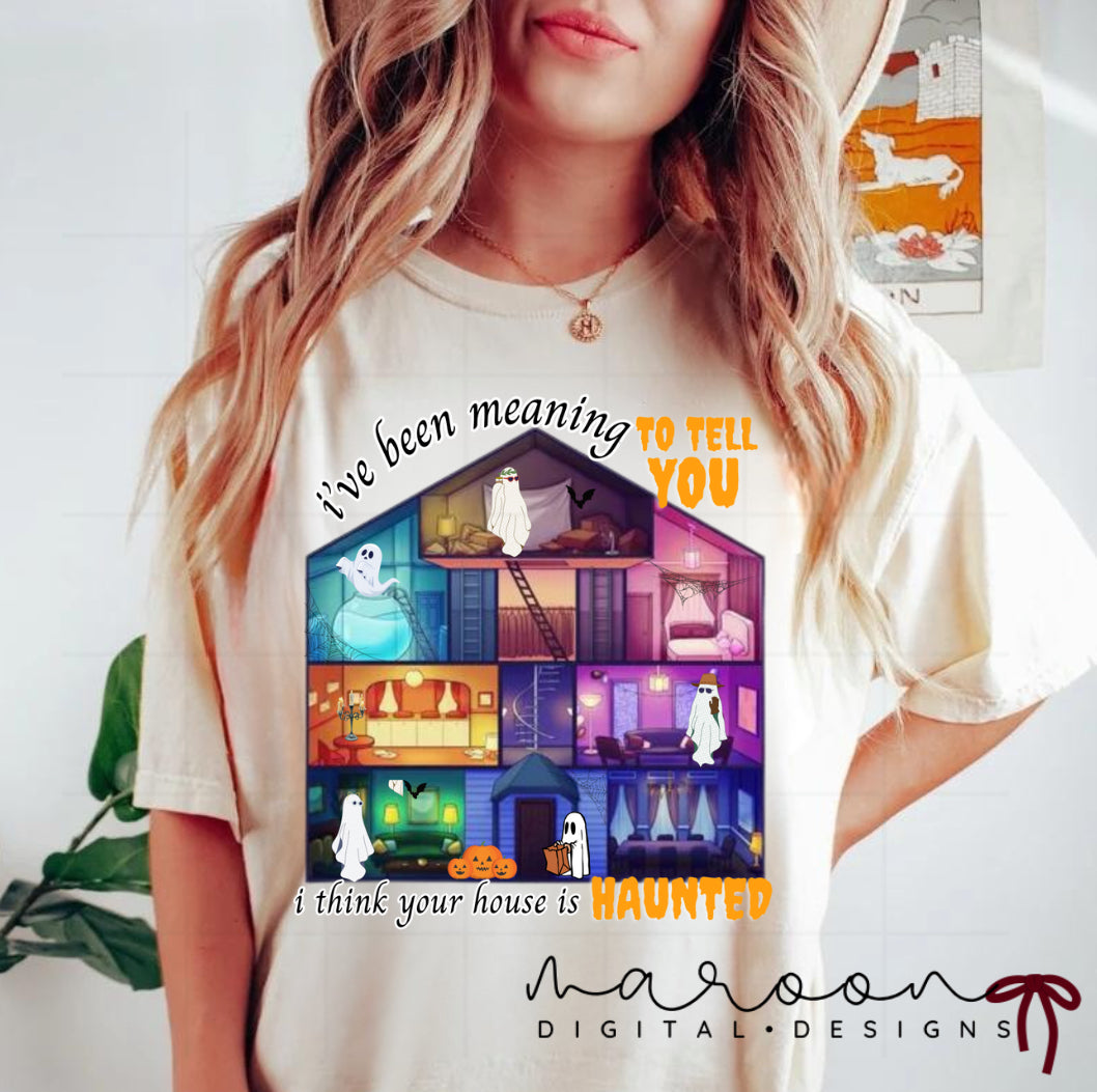 Haunted swiftie house PNG