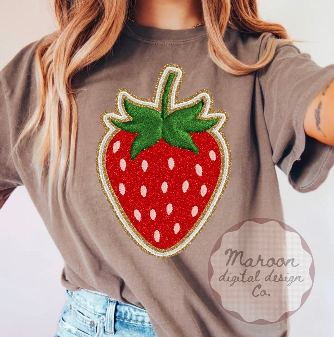 Strawberry patch PNG