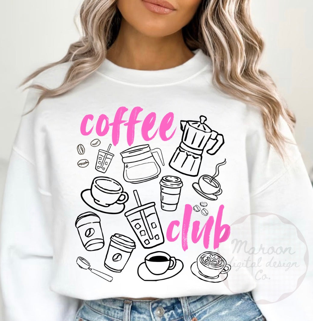 Coffee club png