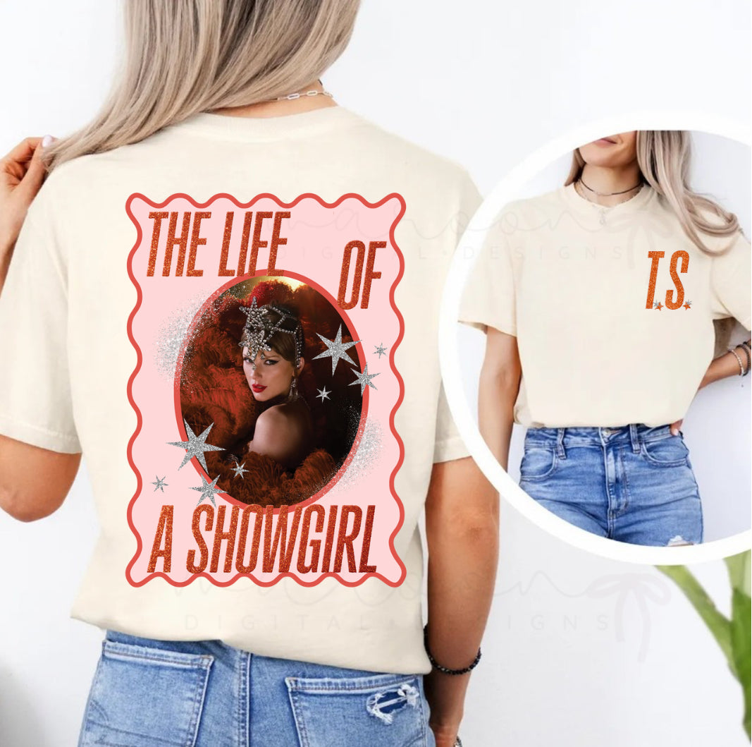 Showgirl red/orange PNG