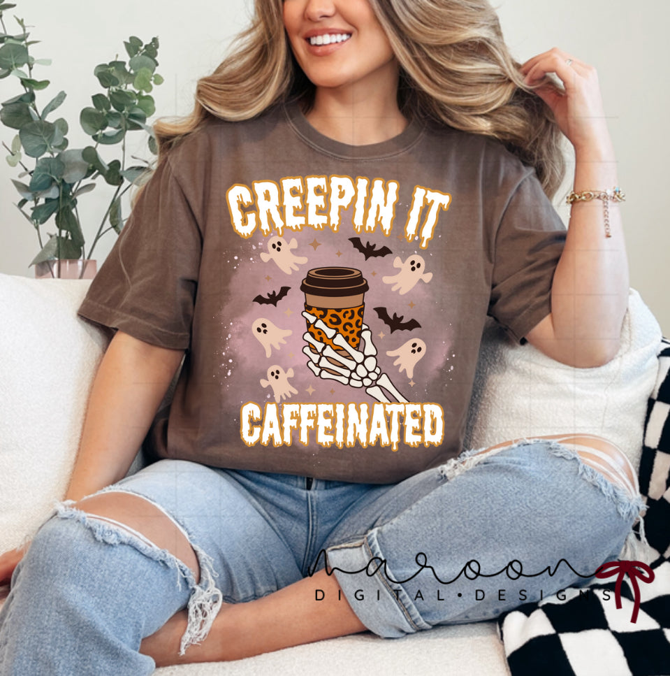 Creepin it caffeinated PNG