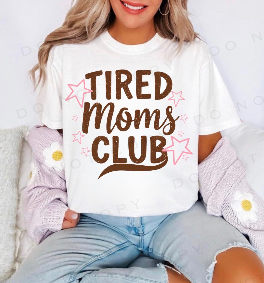 Tired moms club stars PNG