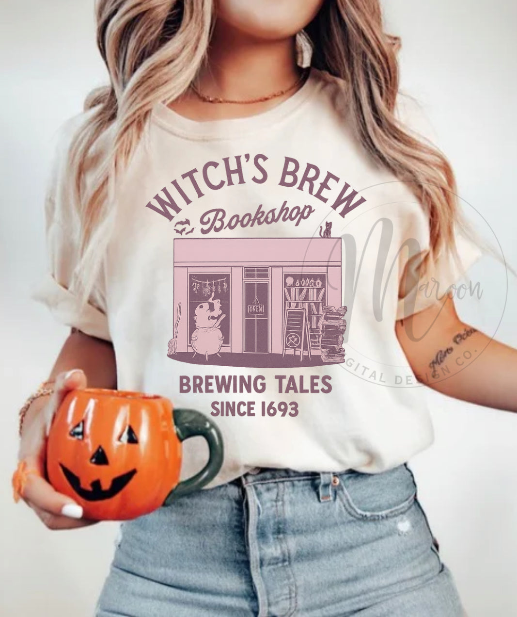 Witch’s brew book shop PNG