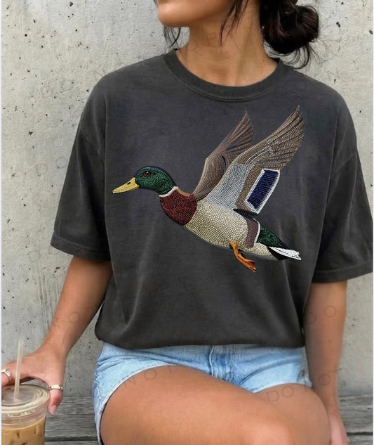 Hunting duck faux gems PNG