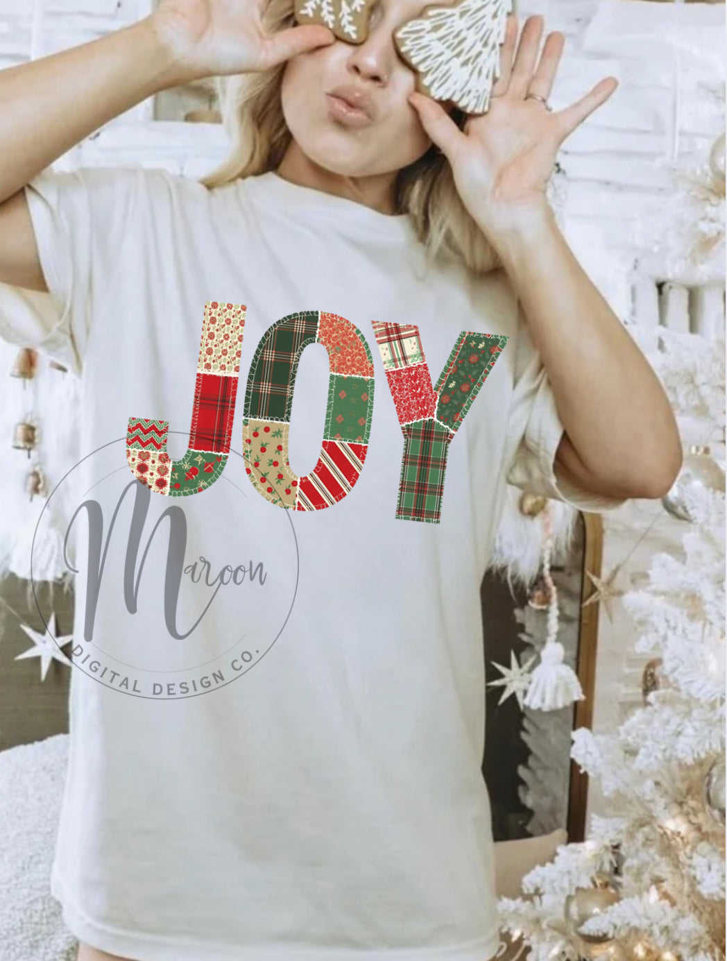 Joy patchwork PNG