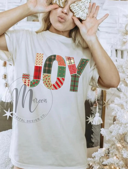 Joy patchwork PNG