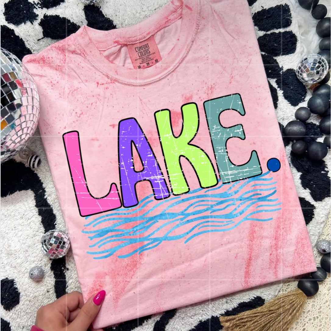 LAKE png digital design