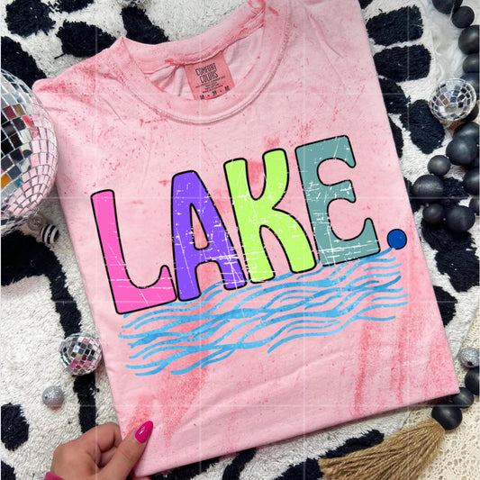 LAKE png digital design
