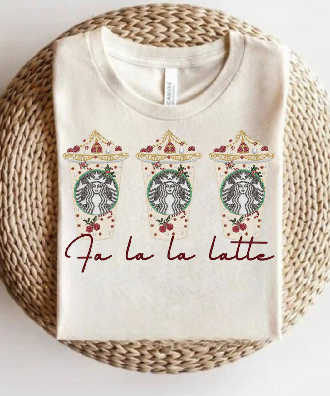 Fa lala latte beaded PNG
