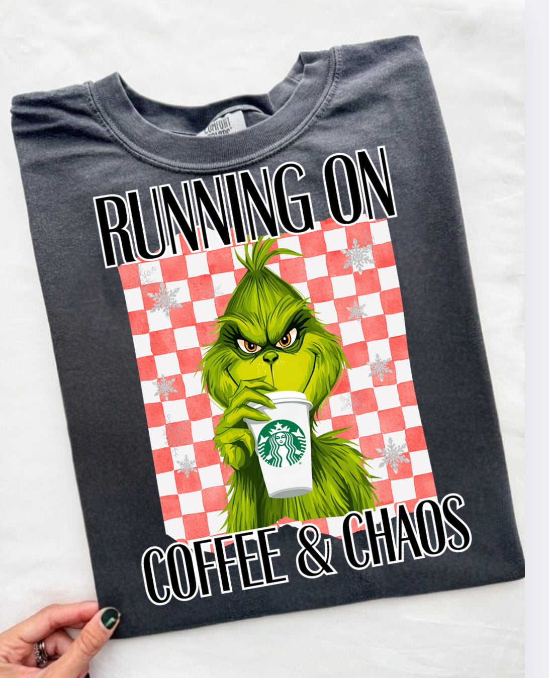 Coffee & chaos PNG