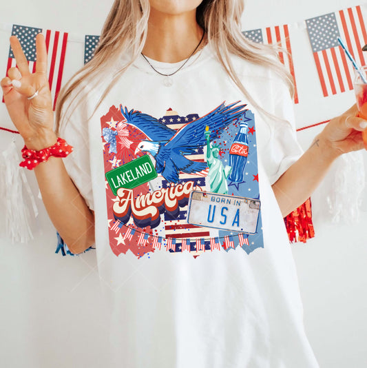 USA custom city shirt