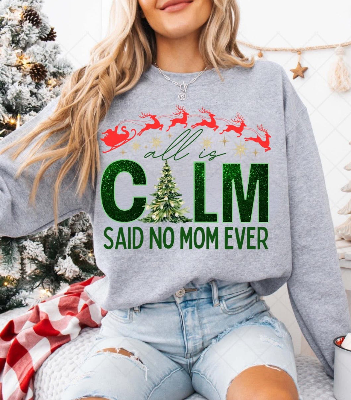 All is calm said no mom PNG