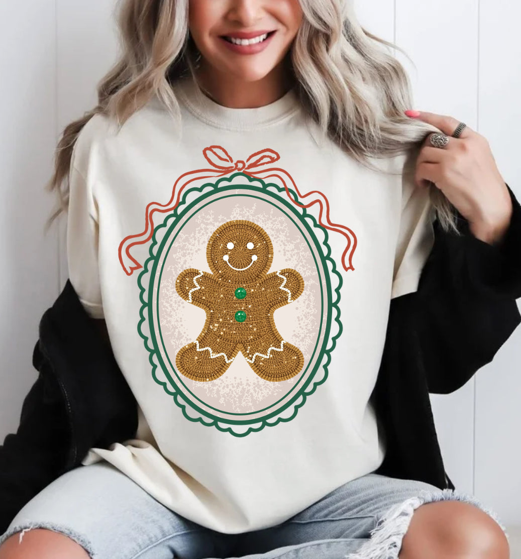 Gingerbread man png bow
