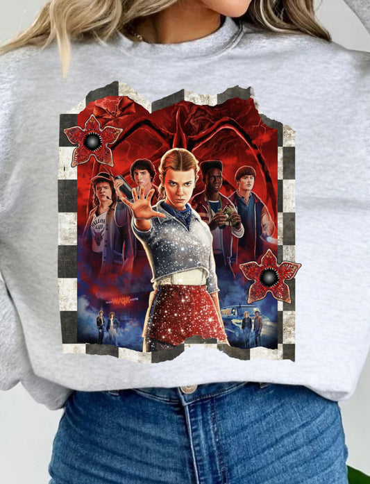 Checkered stranger things PNG