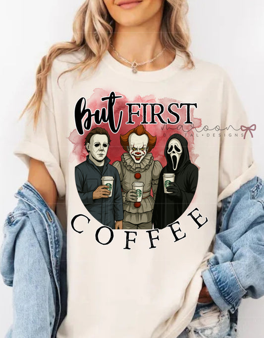 But first, Coffee- Halloween boys