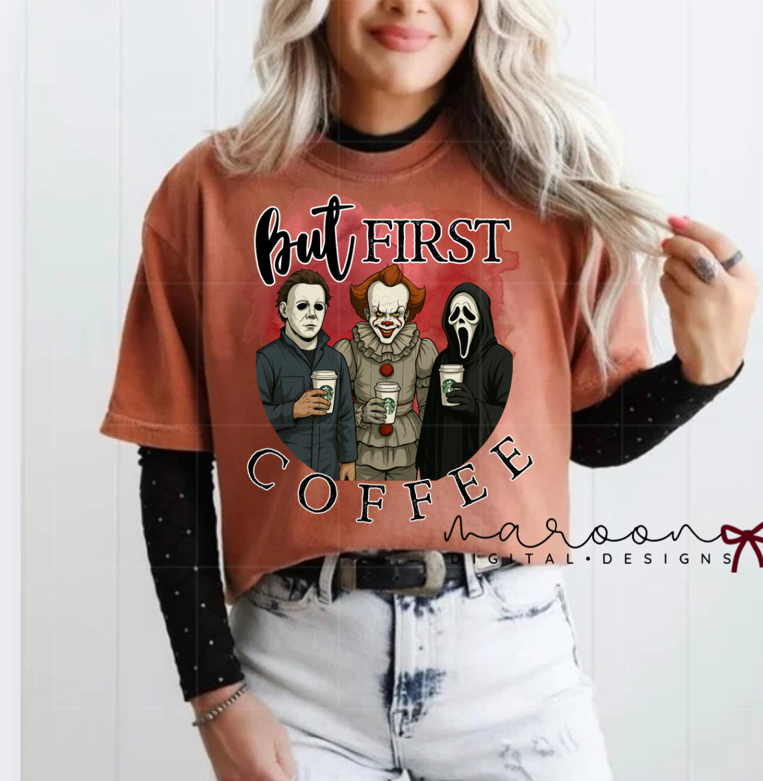 But first, Coffee- Halloween boys