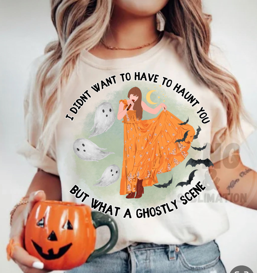 Ghostly scene PNG