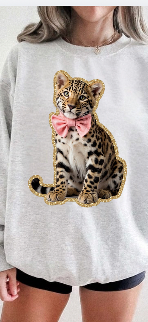 Leopard bow PNG