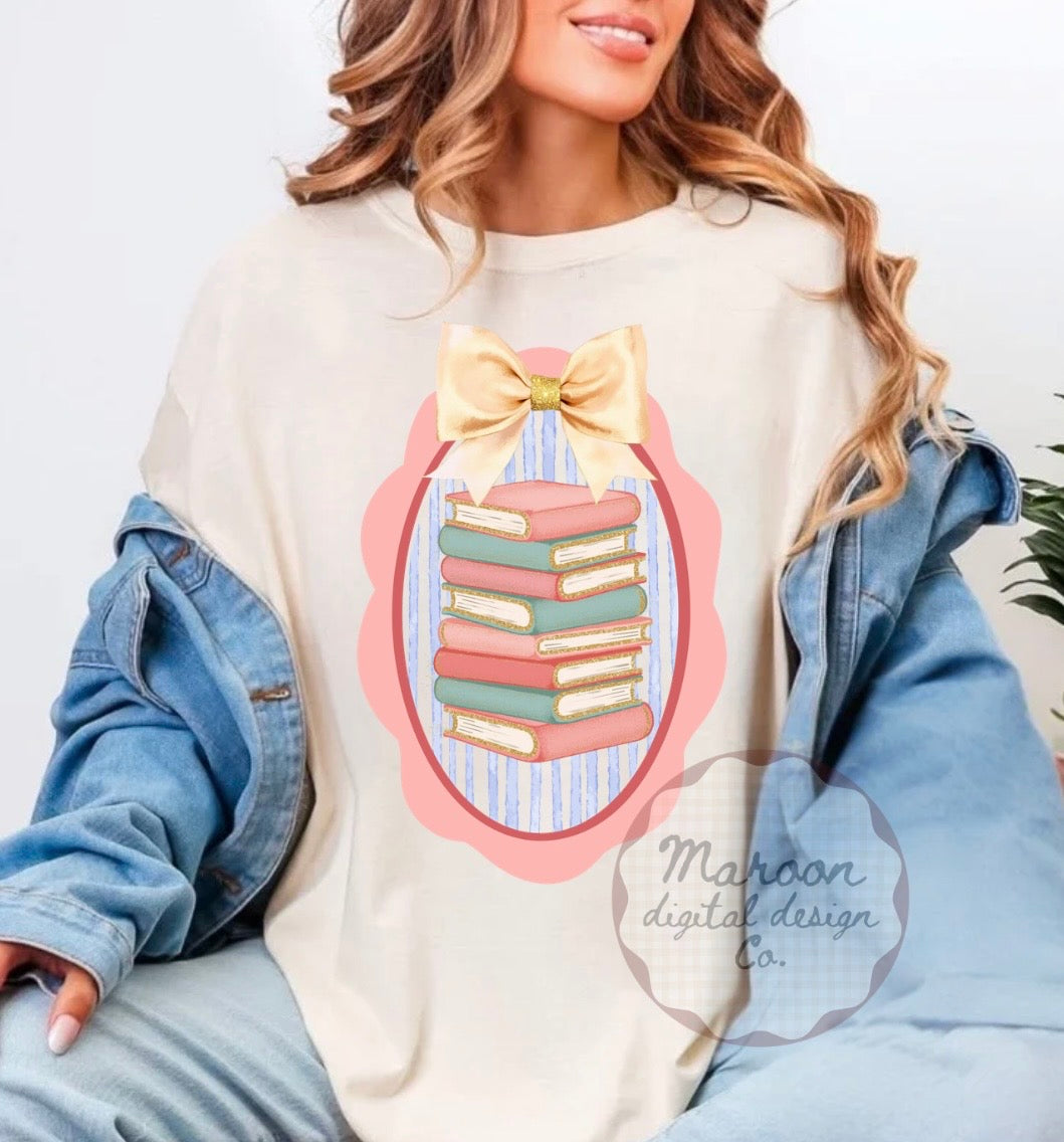 Books framed PNG
