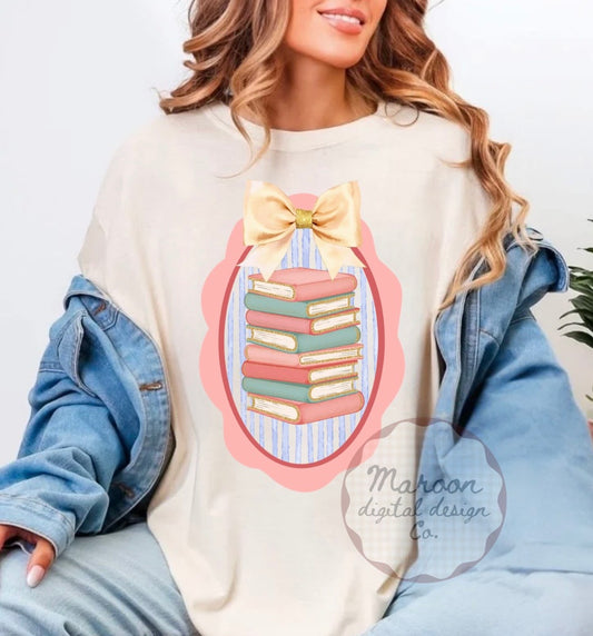 Books framed PNG