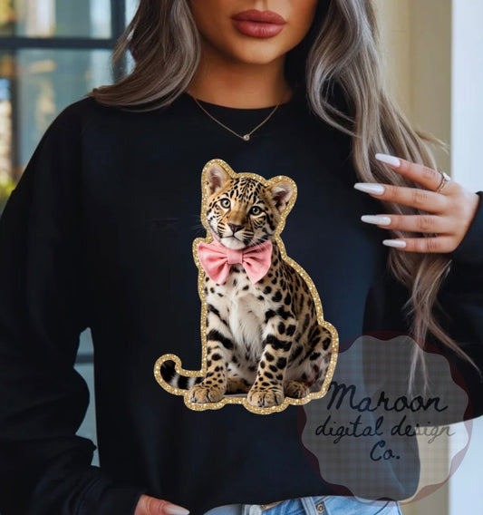 Leopard bow PNG