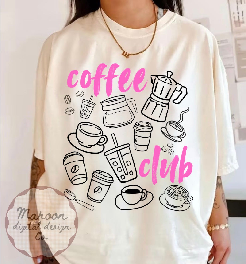 Coffee club png