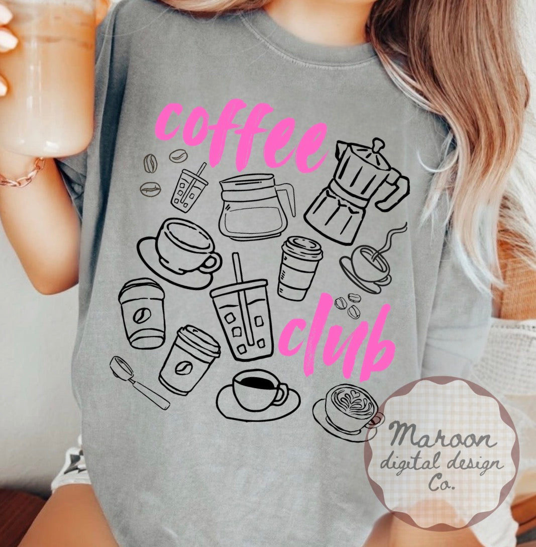 Coffee club png