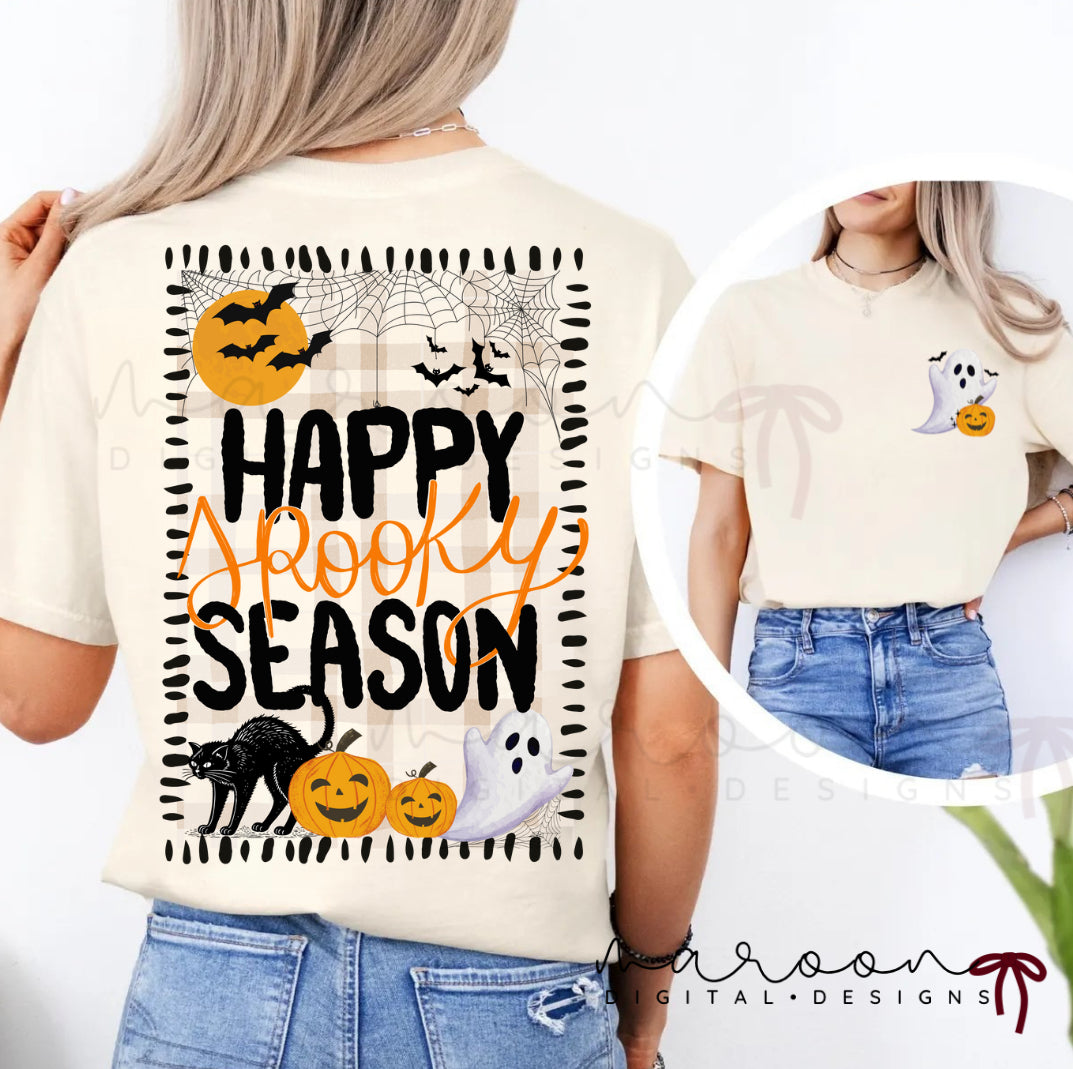 Happy spooky season (2 designs) PNG